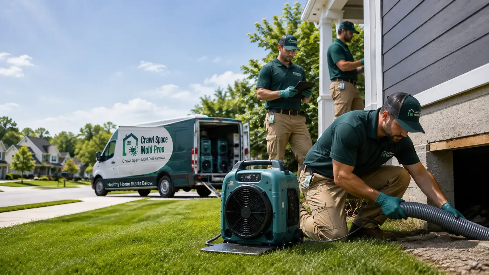 Crawl Space Mold Removal in White Marsh, MD